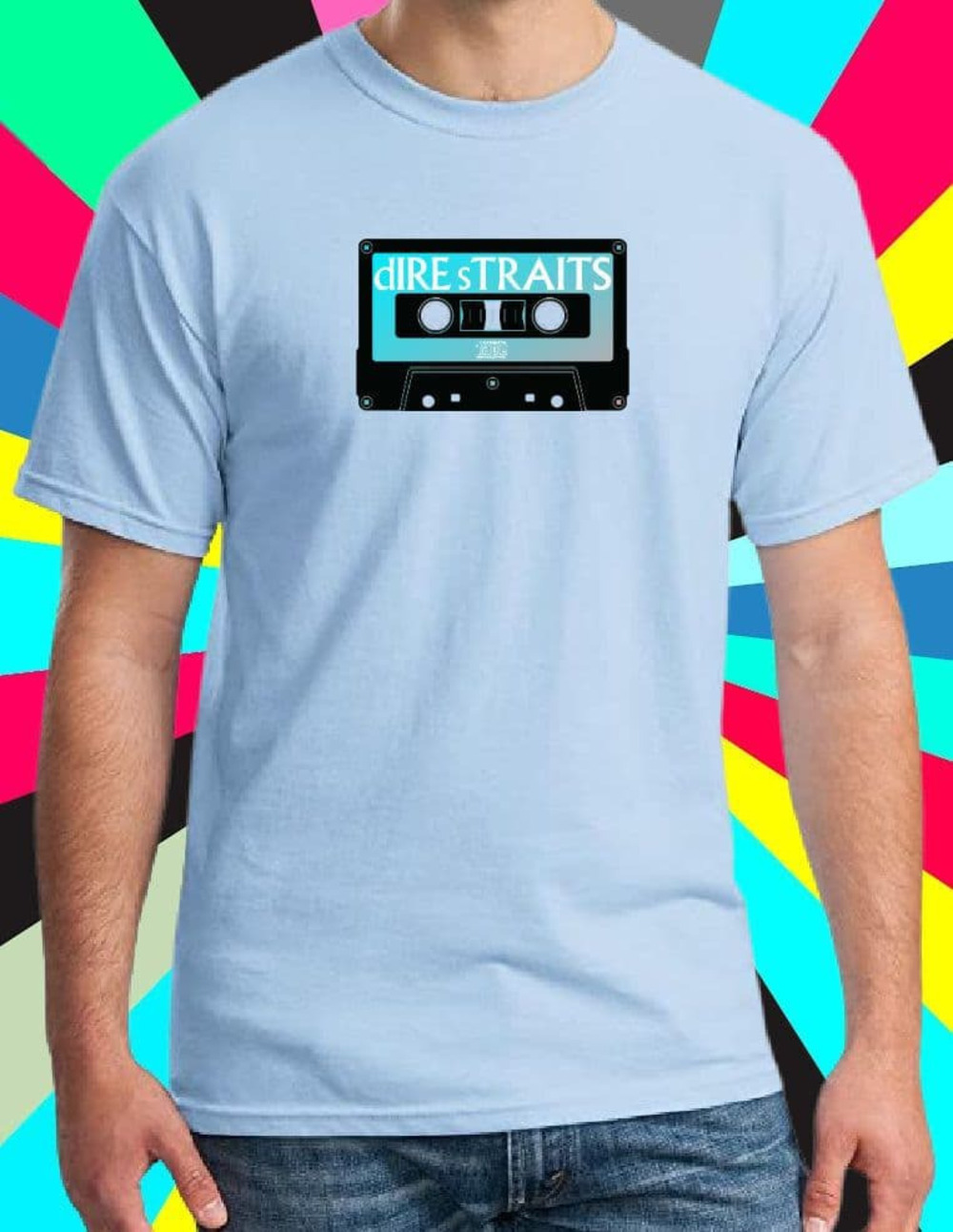 Dire Straits Light Blue Tee